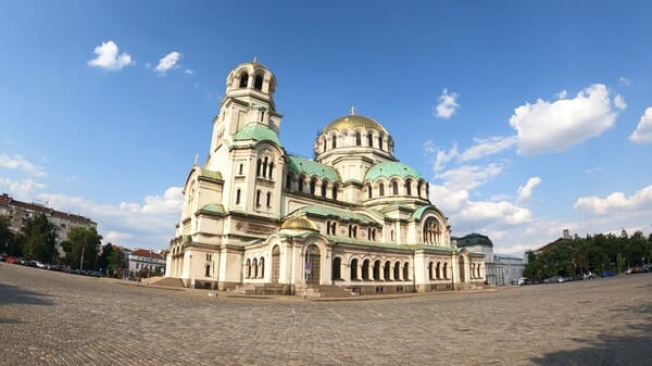 Sofia Sehenswürdigkeit Alexander Nevsky Kathedrale in Bulgarien